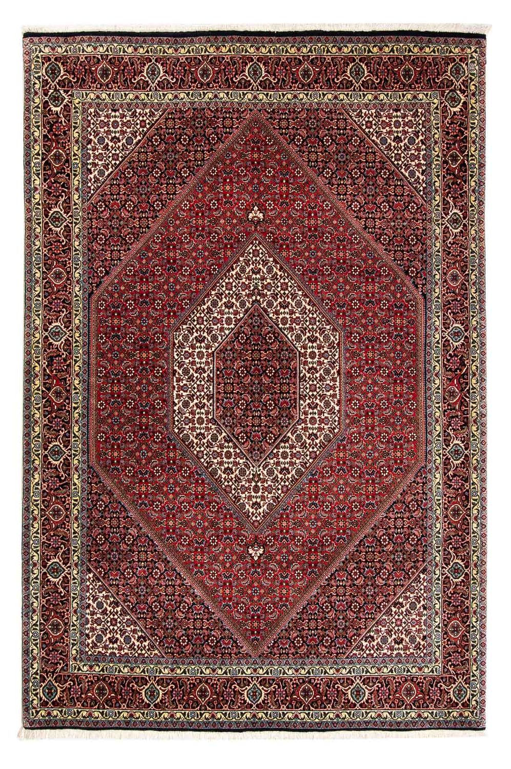 Perser Rug - Bidjar - 252 x 170 cm - dark red