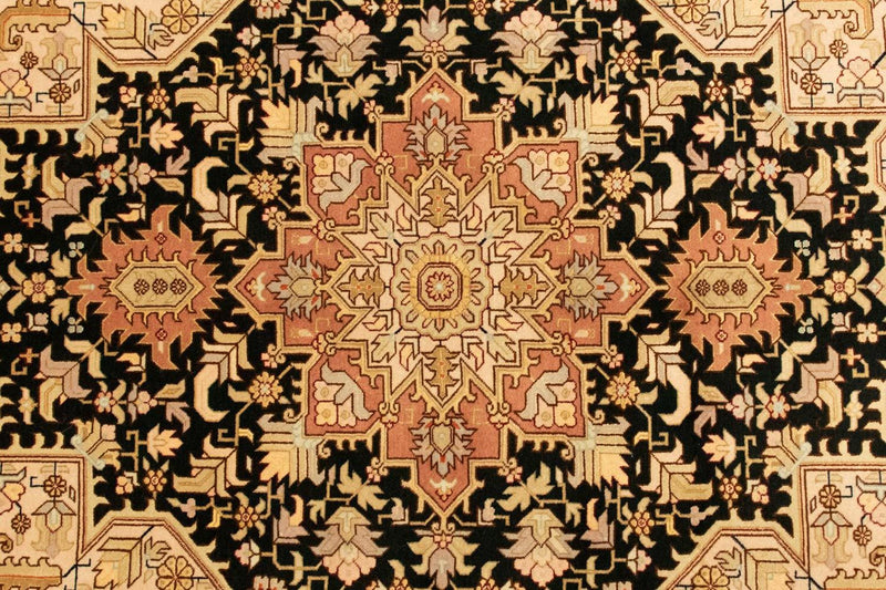 Perser Rug - Tabriz - Royal - 142 x 100 cm - black