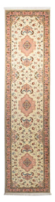 Runner Perser Rug - Tabriz - Royal - 300 x 74 cm - beige