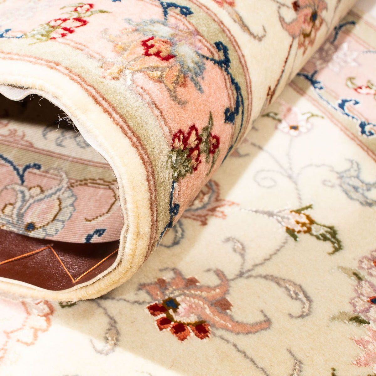 Runner Perser Rug - Tabriz - Royal - 300 x 74 cm - beige