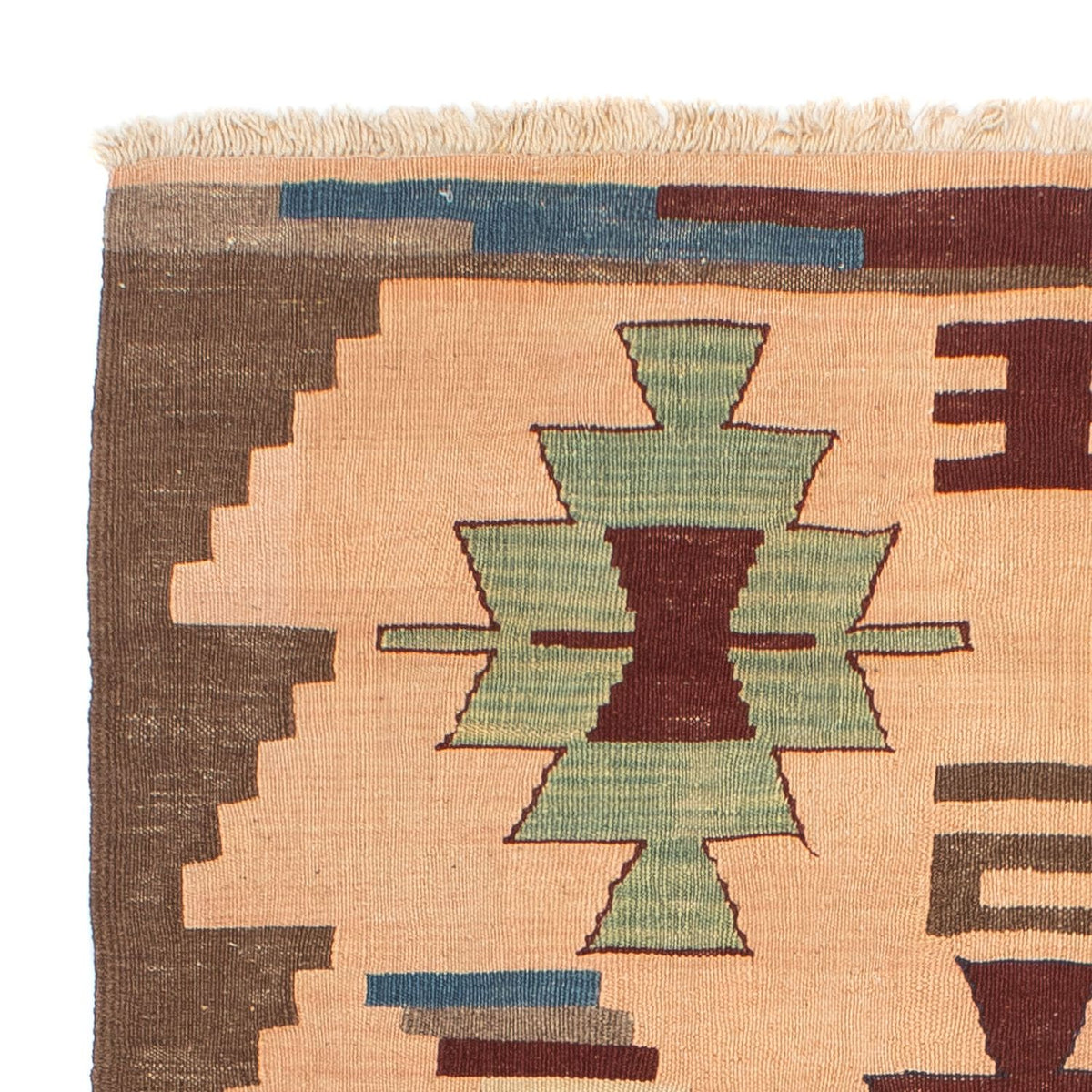 Kelim Rug - Oriental - 158 x 120 cm - light brown