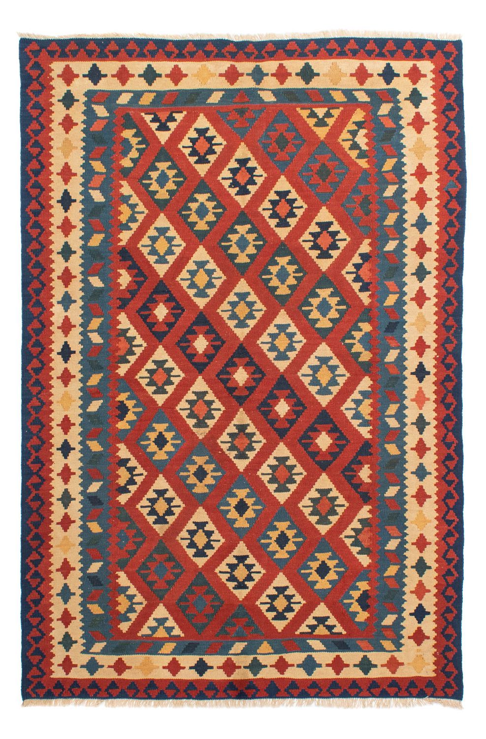 Kelim Rug - Oriental - 221 x 152 cm - multicolored