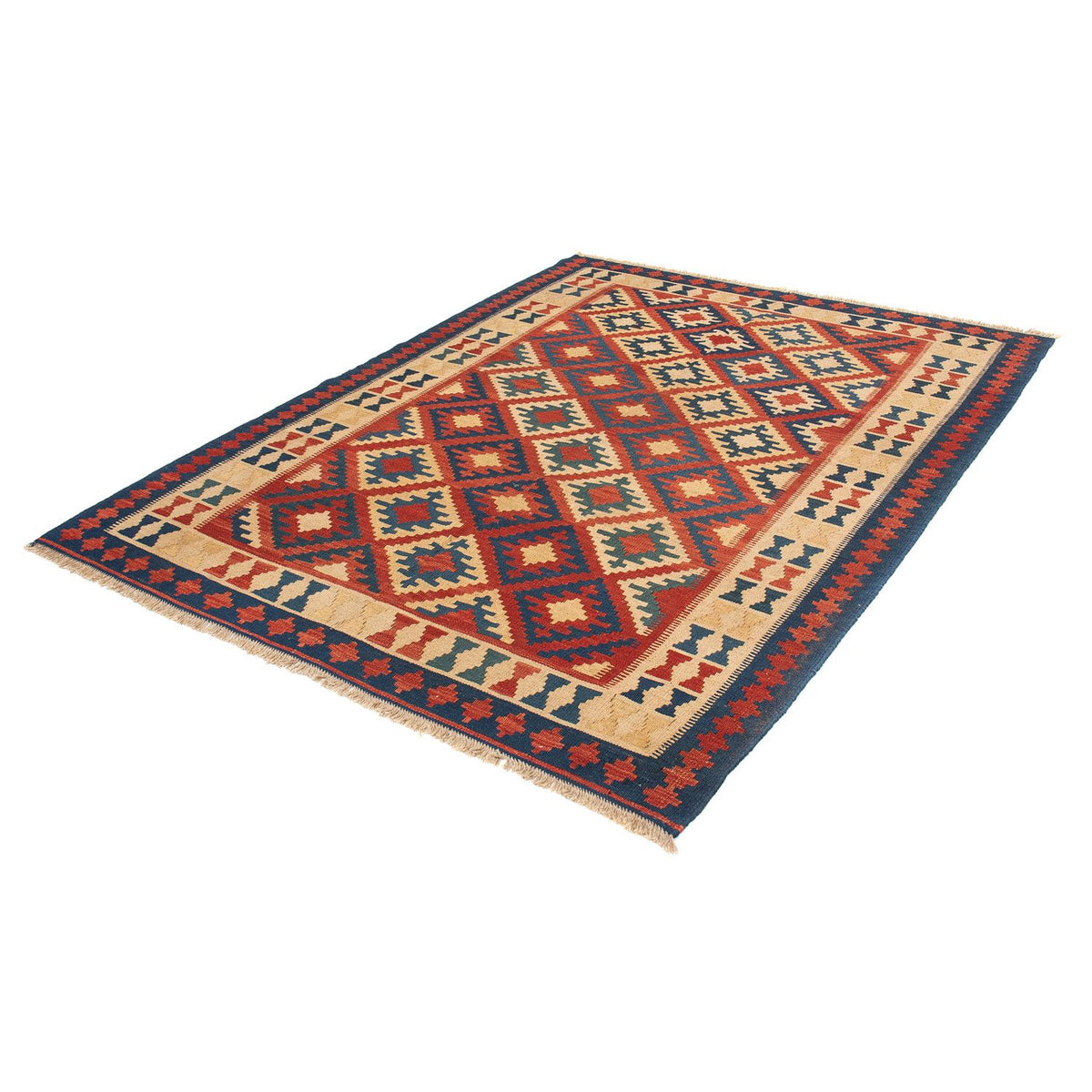 Kelim Rug - Oriental - 215 x 150 cm - multicolored