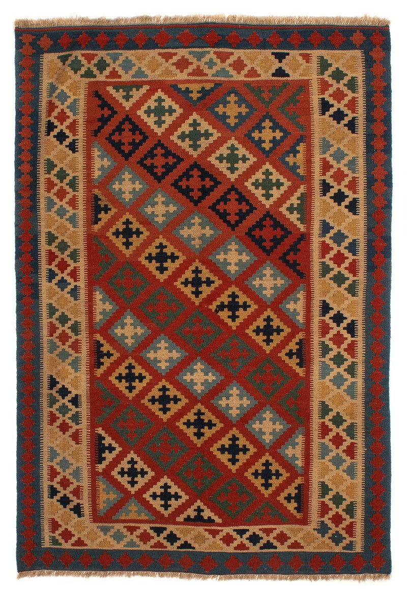 Kelim Rug - Oriental - 210 x 158 cm - multicolored