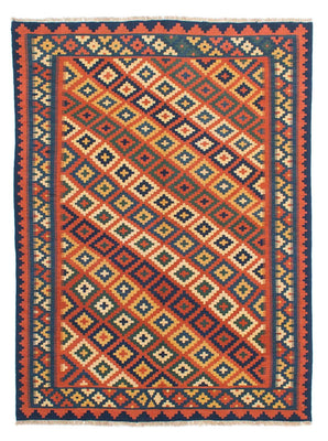 Kelim Rug - Oriental - 202 x 153 cm - multicolored