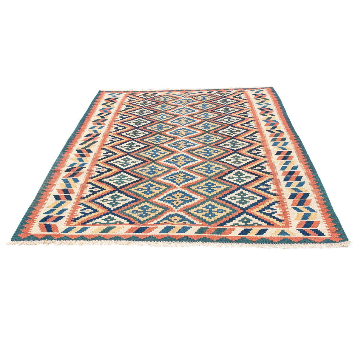 Kelim Rug - Oriental - 191 x 153 cm - beige