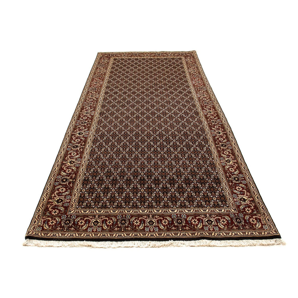 Runner Perser Rug - Tabriz - 336 x 123 cm - multicolored