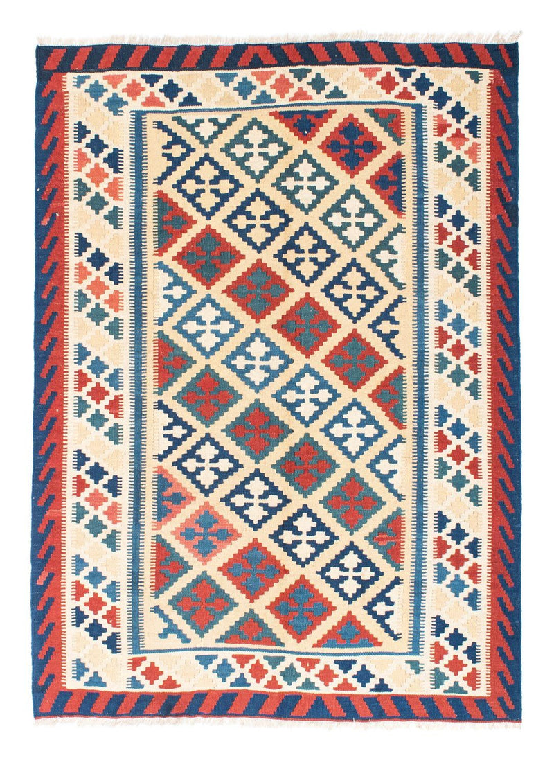 Kelim Rug - Oriental - 195 x 152 cm - beige