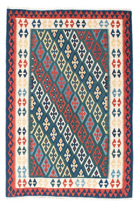 Kelim Rug - Oriental - 193 x 131 cm - blue