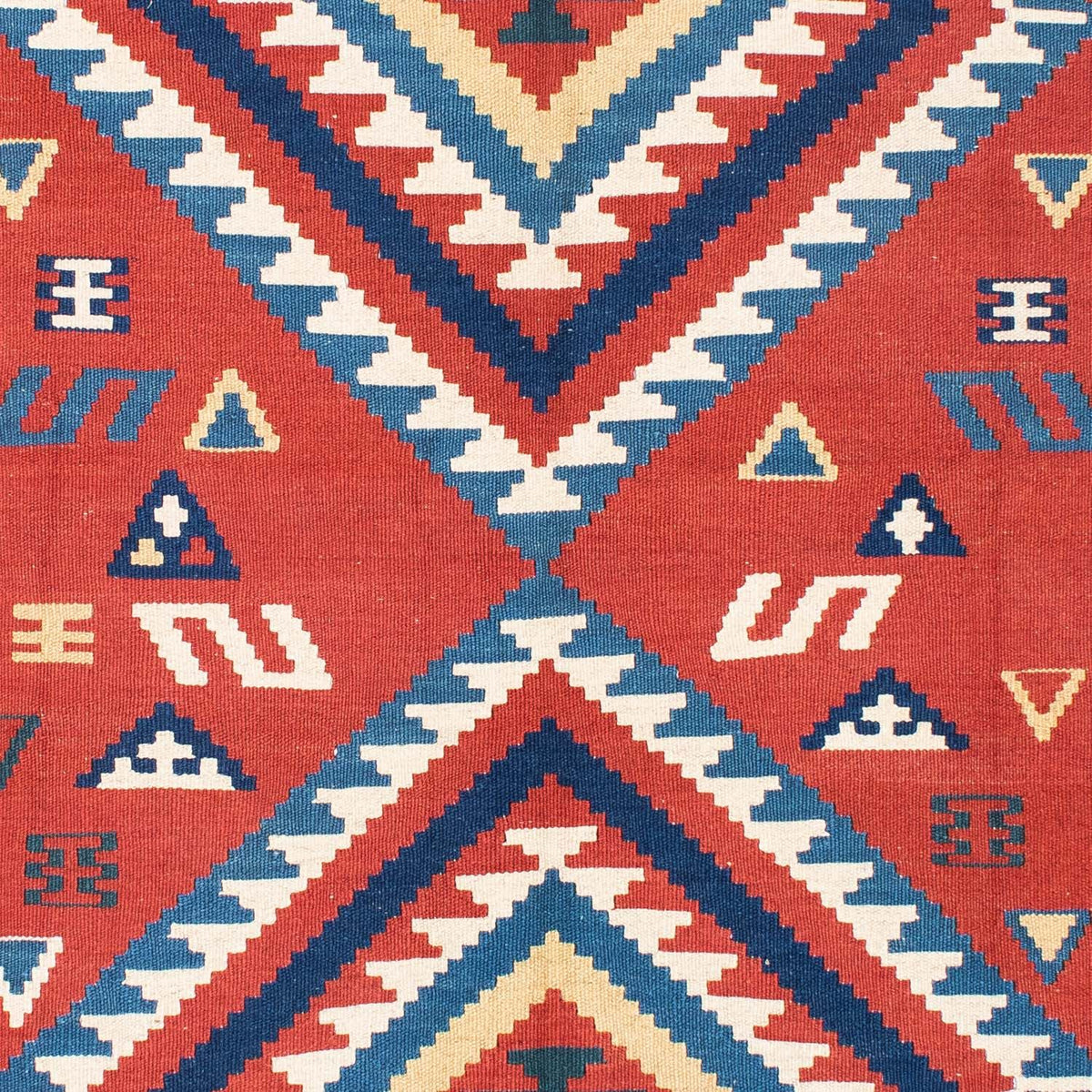 Kelim Rug - Oriental - 213 x 160 cm - red