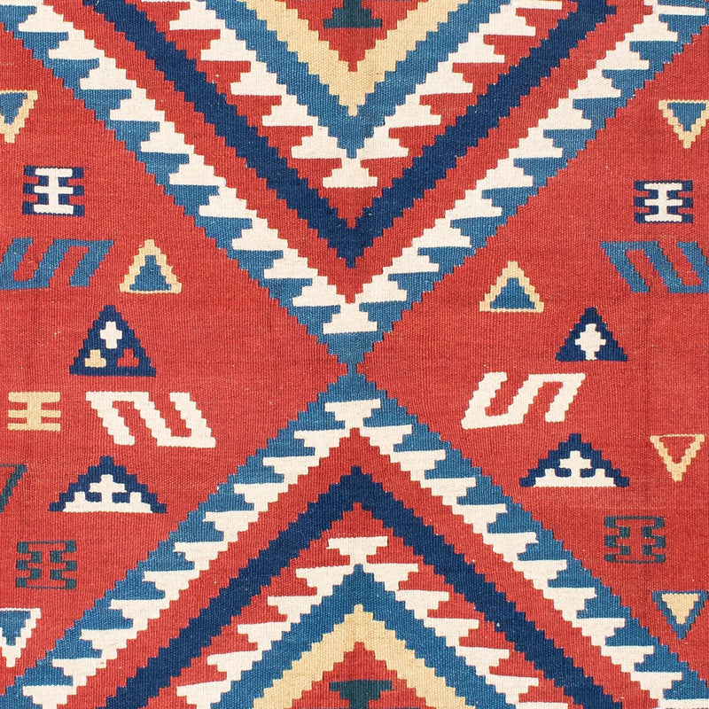 Kelim Rug - Oriental - 213 x 160 cm - red