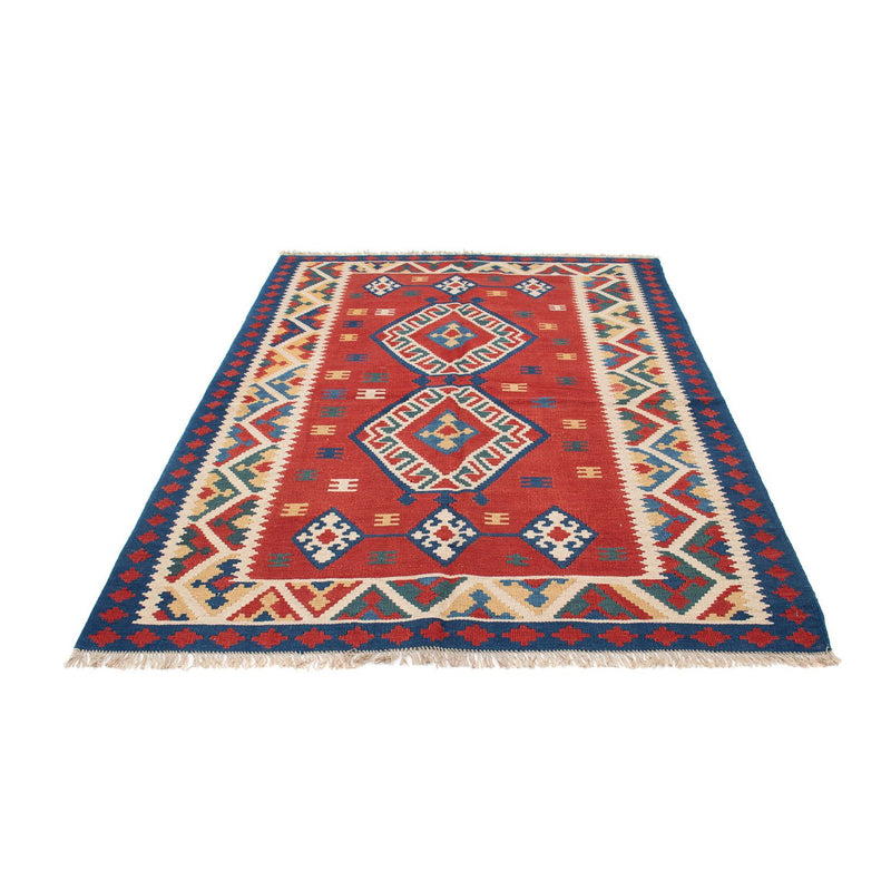 Kelim Rug - Oriental - 222 x 146 cm - dark red