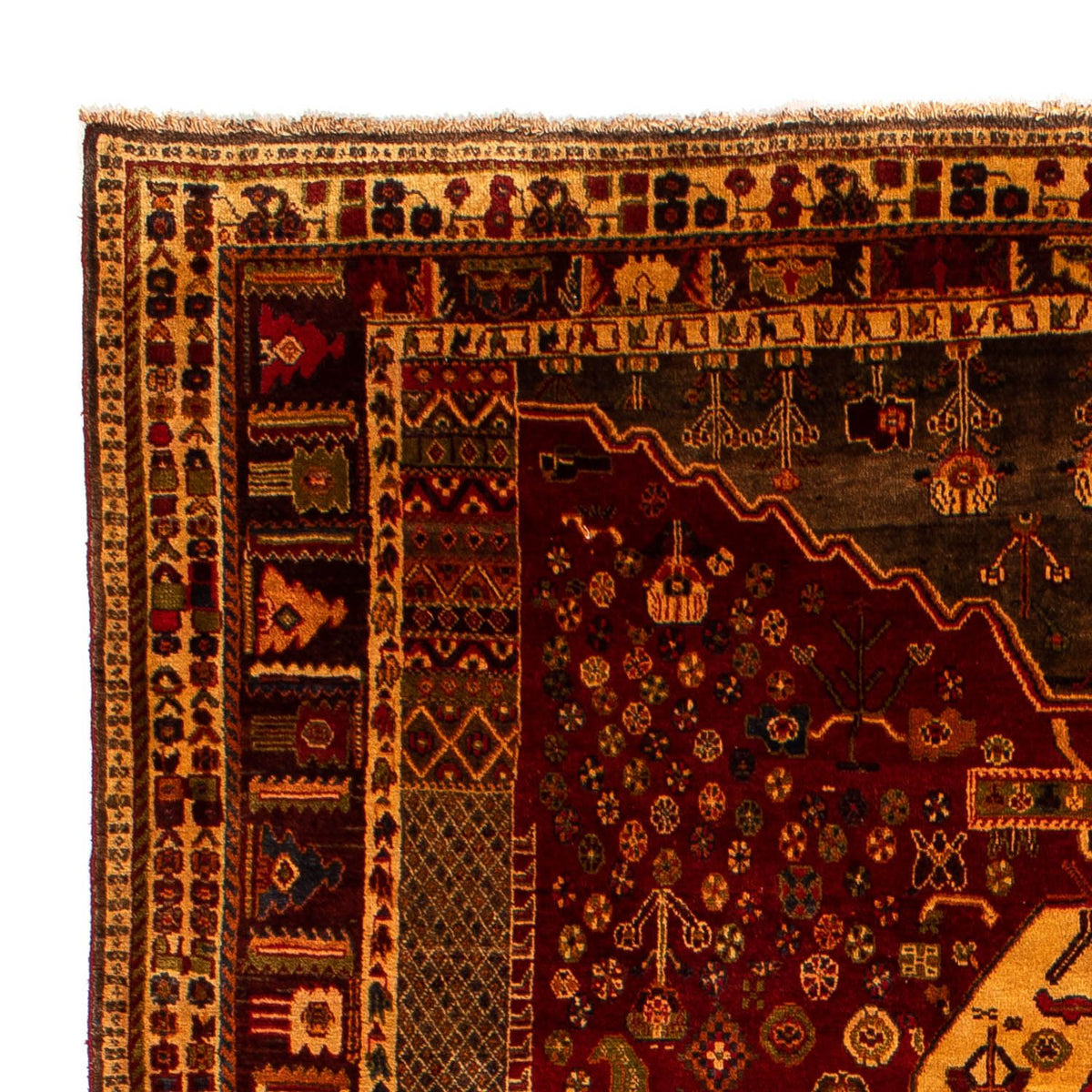 Perser Rug - Nomadic - 290 x 204 cm - dark red