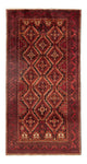 Belutsch Teppich 196 x 97 cm - mehrfarbig