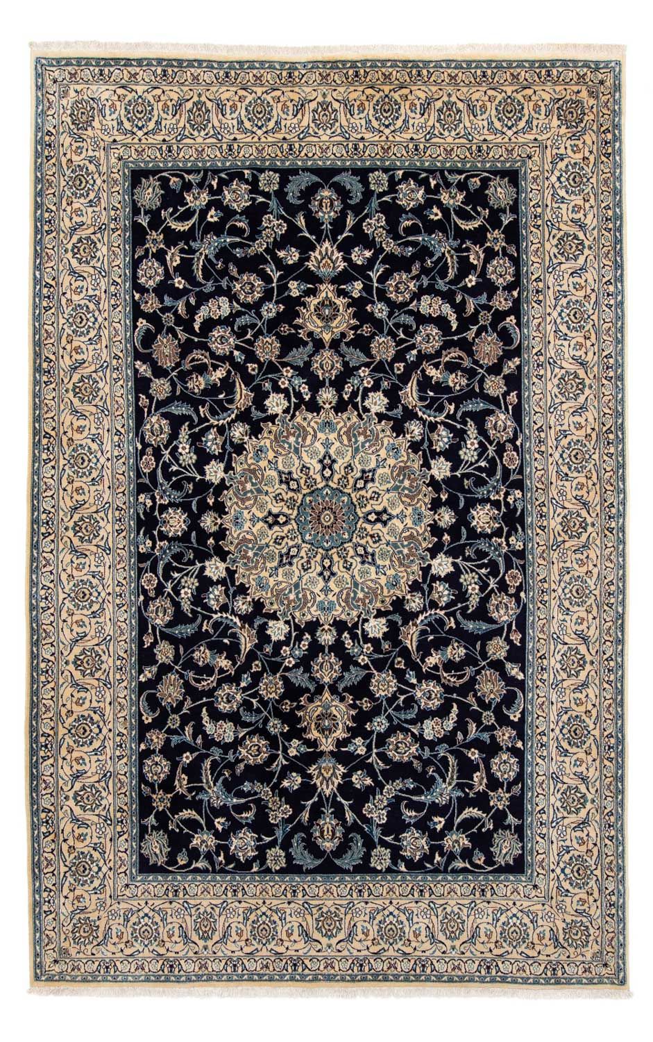 Perser Rug - Nain - Royal - 286 x 198 cm - black