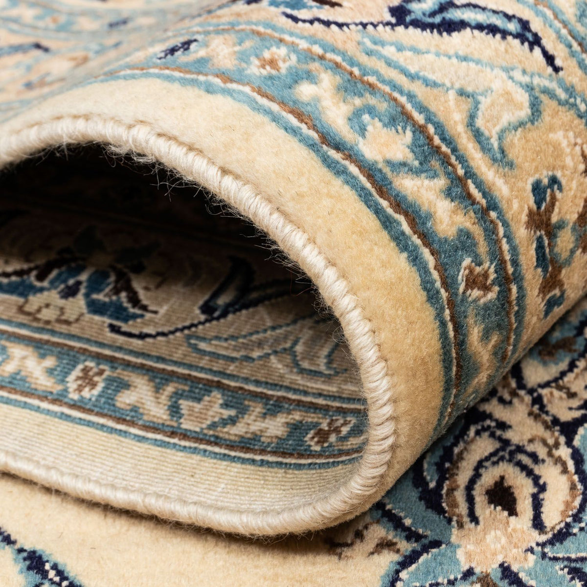 Perser Rug - Nain - Royal - 358 x 247 cm - dark beige