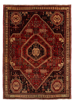 Perser Rug - Nomadic - 281 x 200 cm - dark red