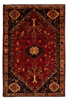 Perser Rug - Nomadic - 310 x 201 cm - dark red