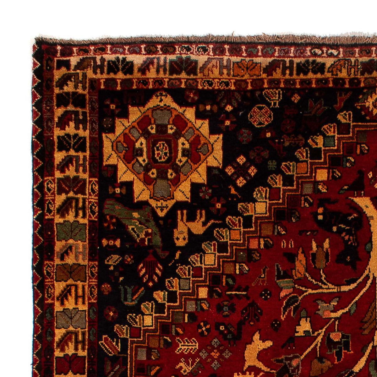 Perser Rug - Nomadic - 310 x 201 cm - dark red