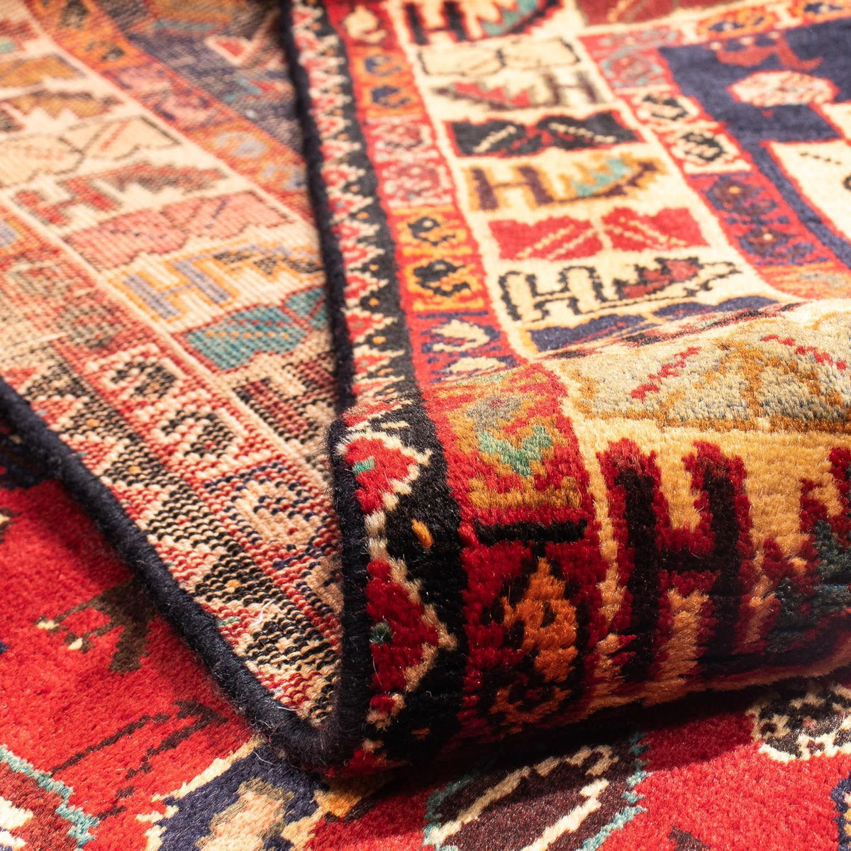 Perser Rug - Nomadic - 310 x 201 cm - dark red