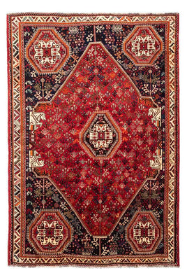 Perser Rug - Nomadic - 251 x 176 cm - dark red