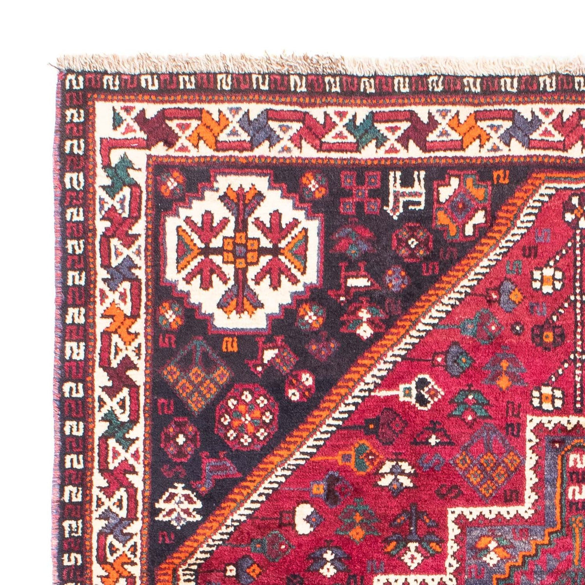 Perser Rug - Nomadic - 153 x 118 cm - dark red