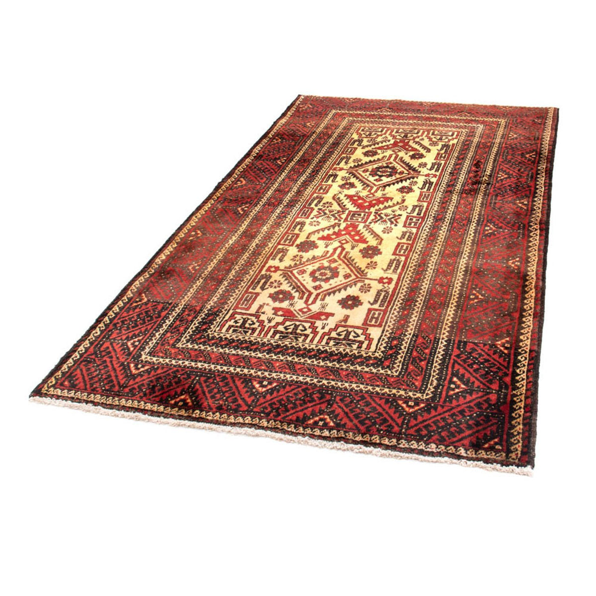 Runner Belutsch Rug - 202 x 113 cm - red