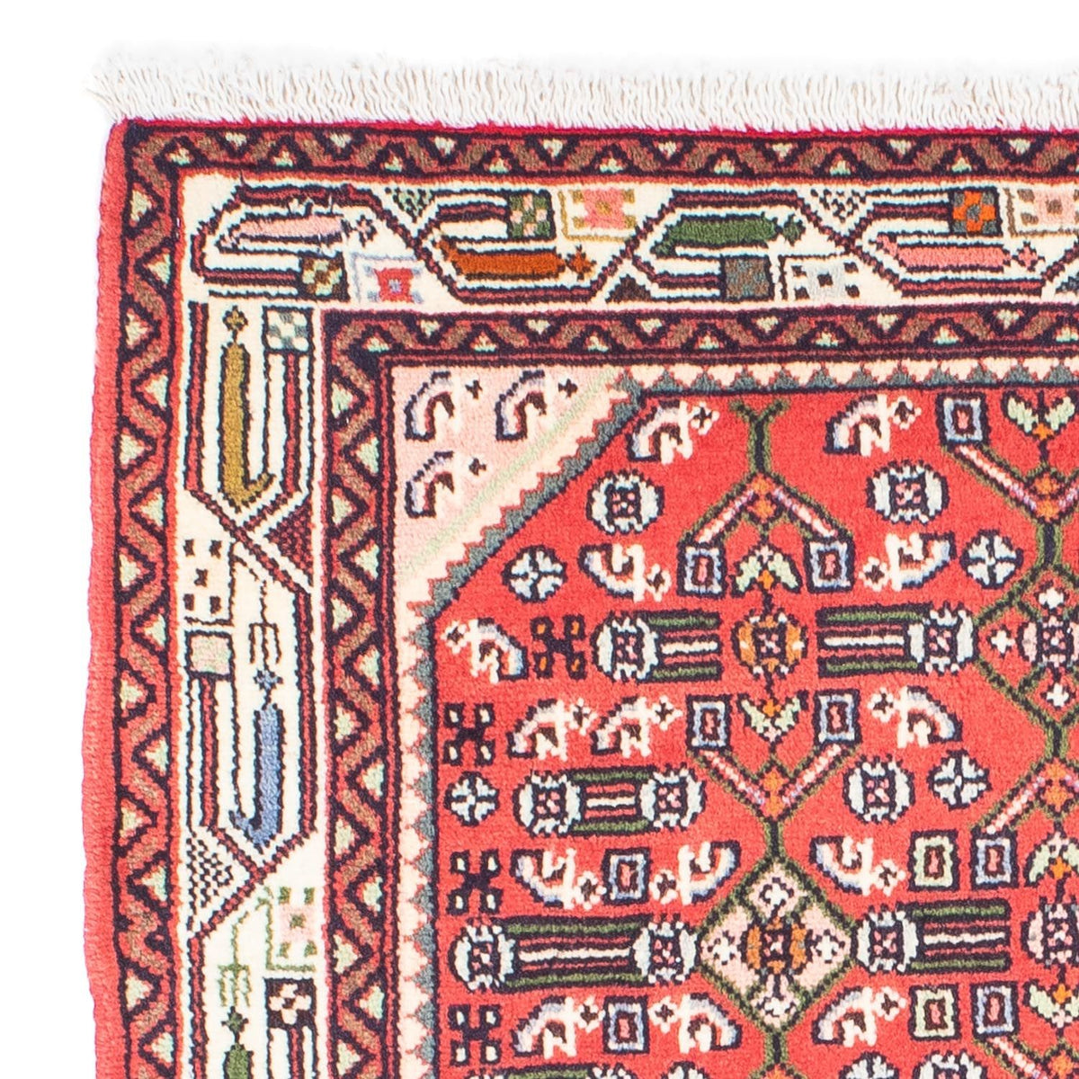 Perser Rug - Nomadic - 148 x 102 cm - red