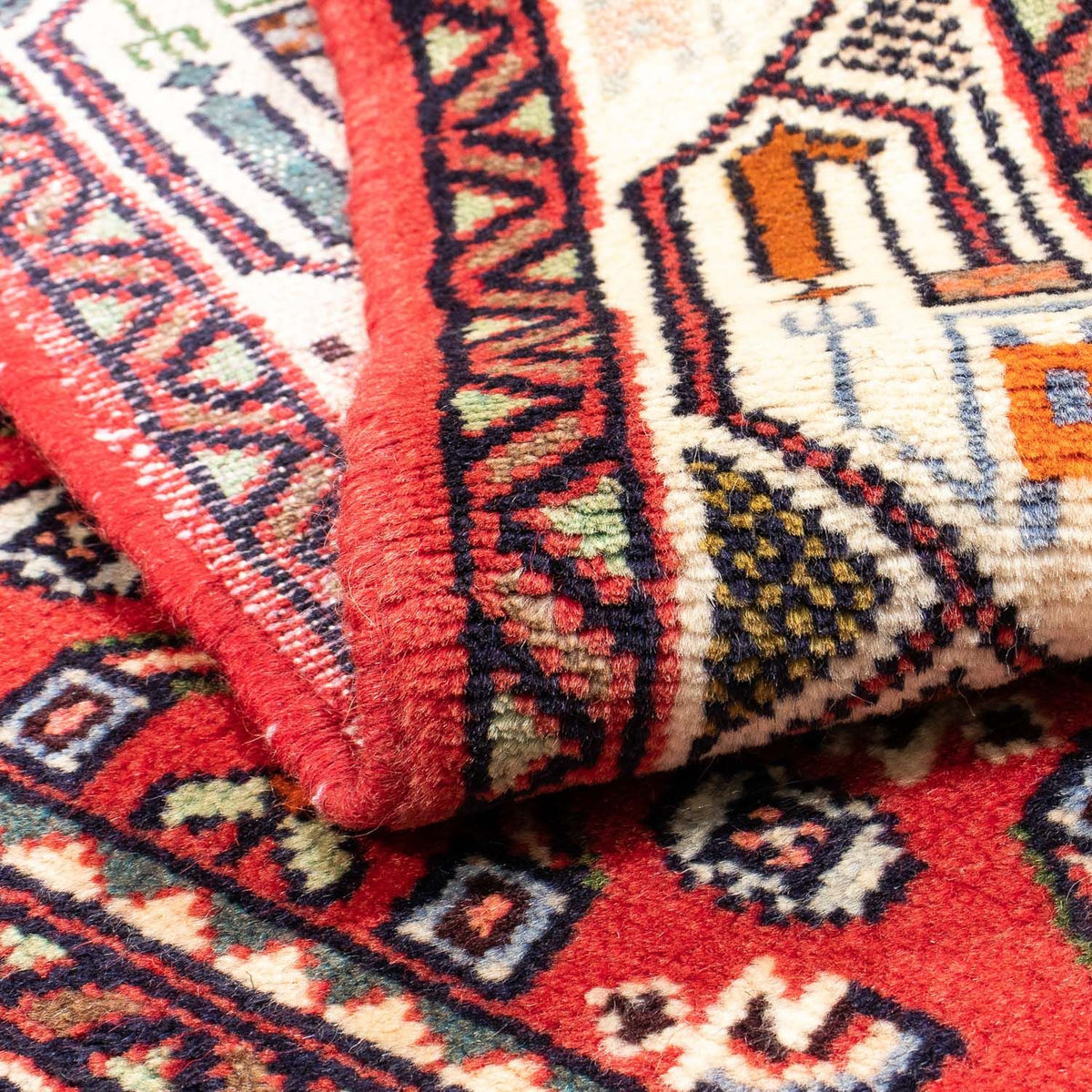 Perser Rug - Nomadic - 148 x 102 cm - red