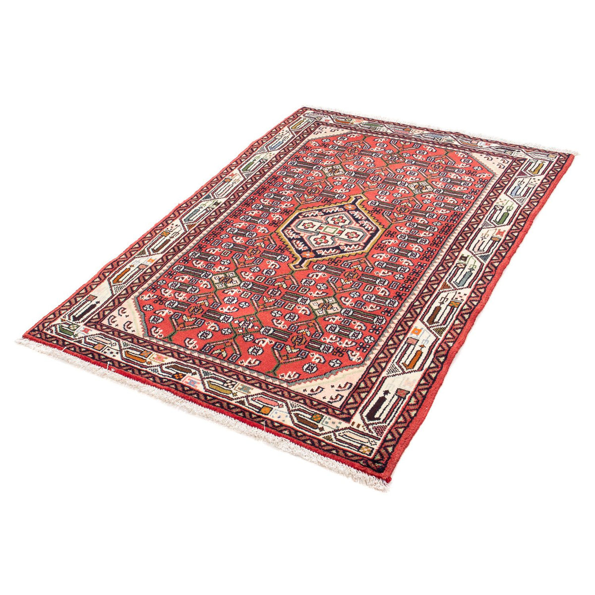 Perser Rug - Nomadic - 148 x 102 cm - red