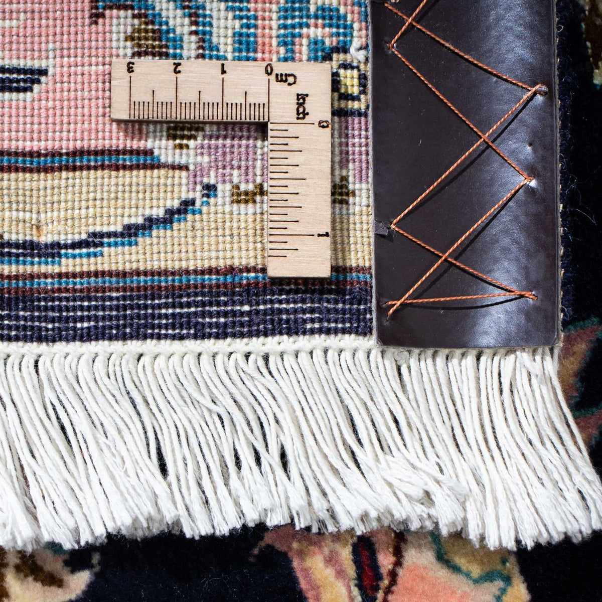 Runner Perser Rug - Tabriz - Royal - 200 x 74 cm - dark blue