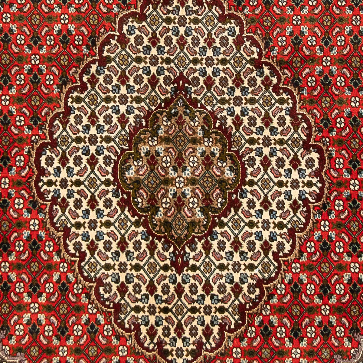 Perser Rug - Tabriz - 198 x 148 cm - dark red