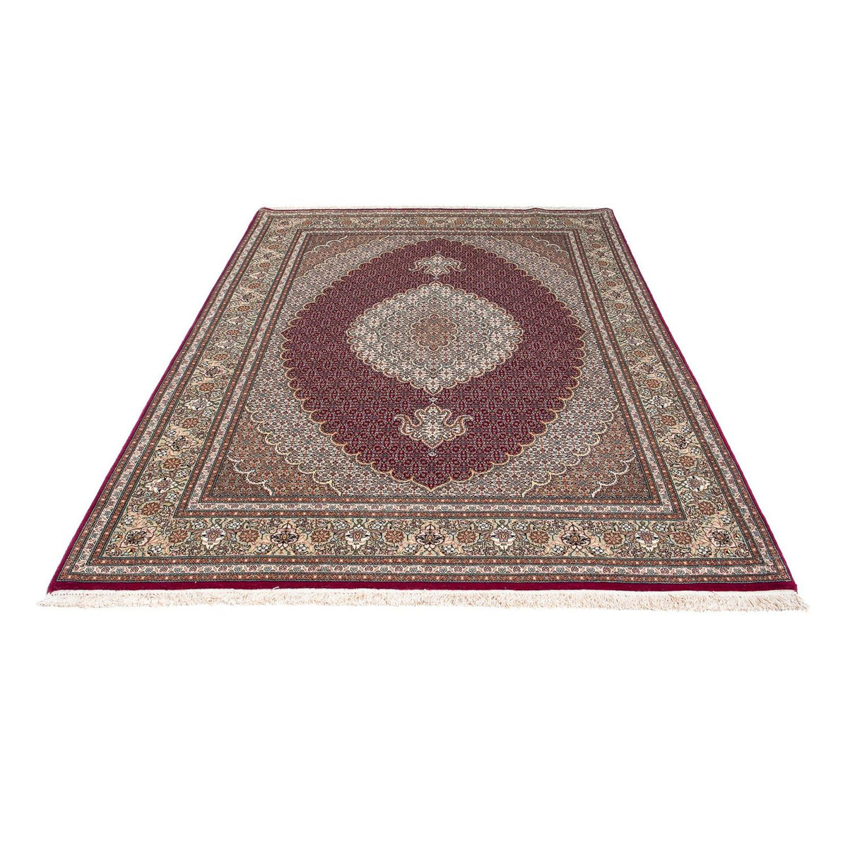 Perser Rug - Tabriz - 208 x 150 cm - dark red