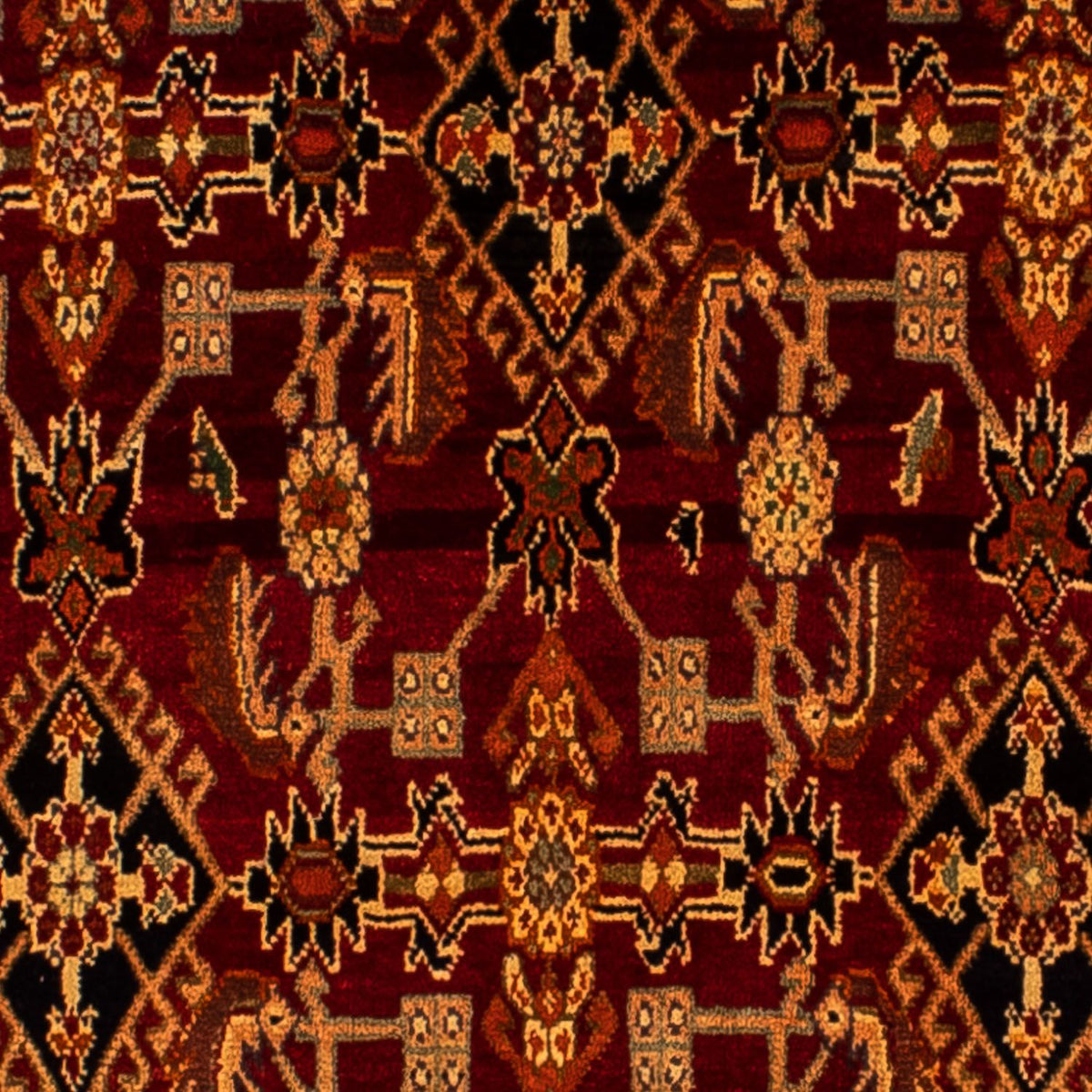 Perser Rug - Nomadic - 308 x 212 cm - dark red