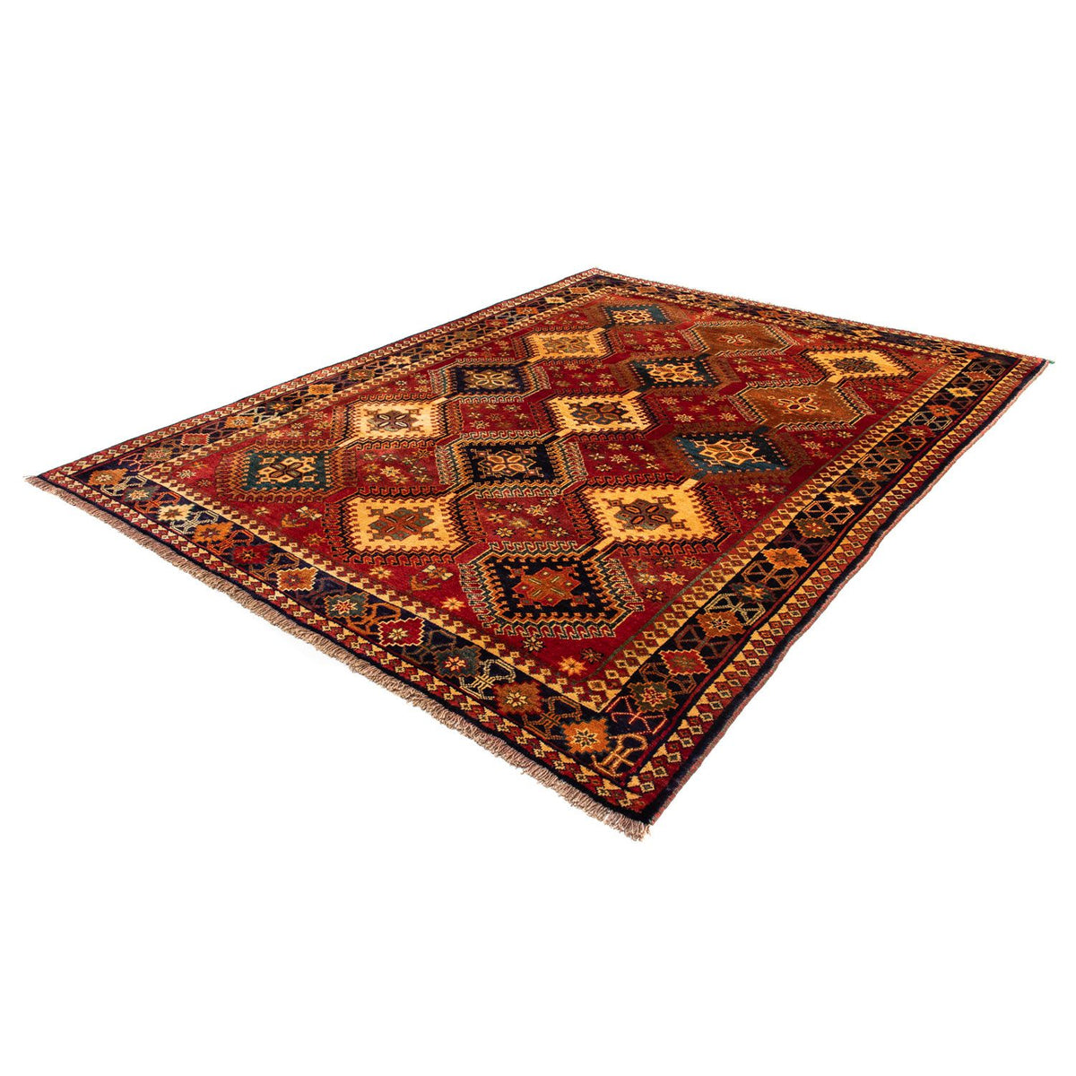 Perser Rug - Nomadic - 282 x 200 cm - dark red