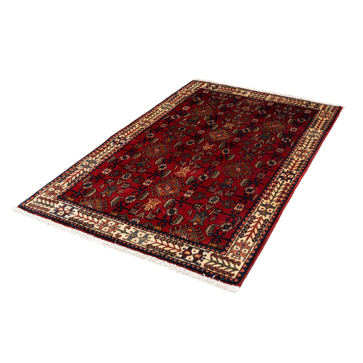 Perser Rug - Nomadic - 155 x 103 cm - dark red