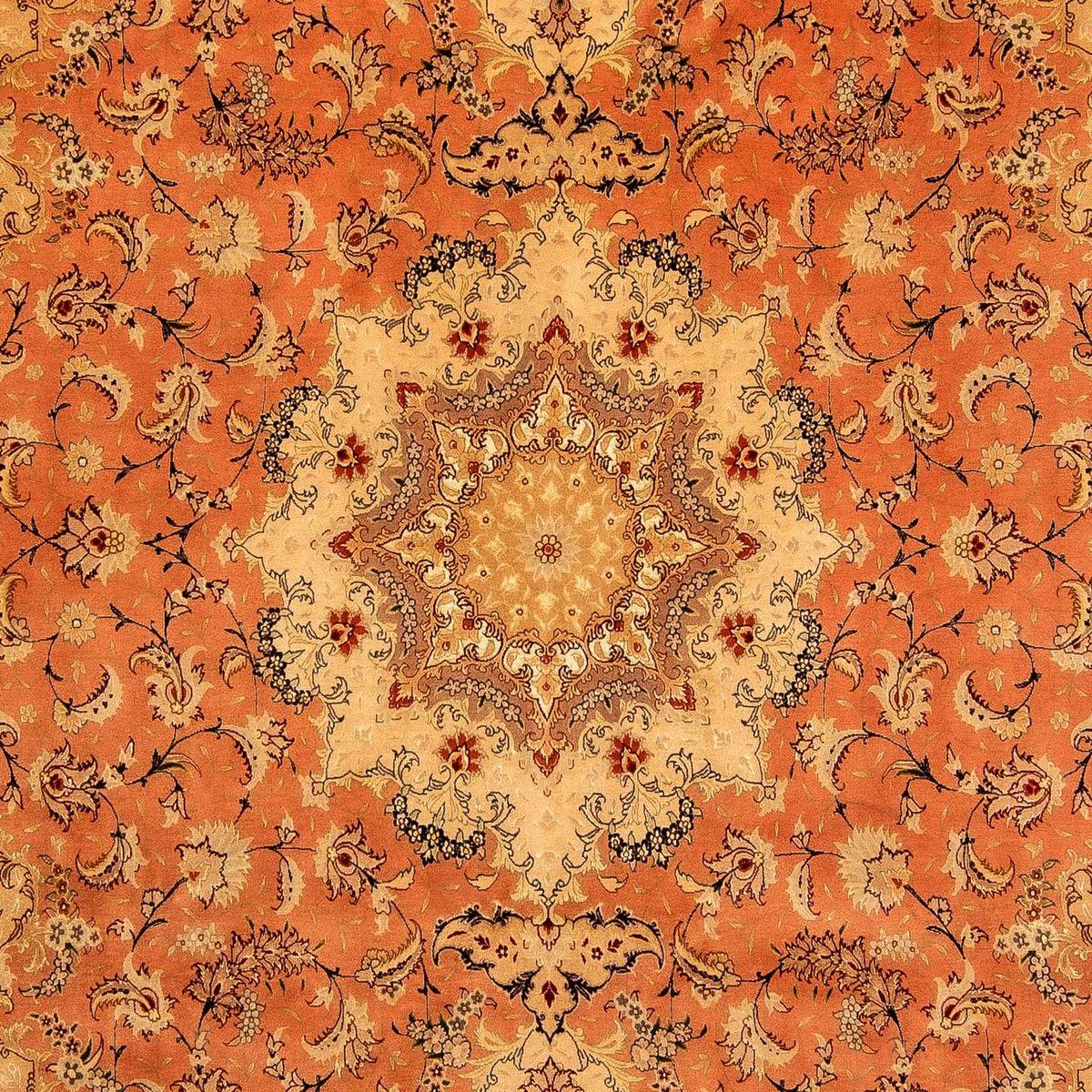 Perser Rug - Tabriz - Royal - 353 x 246 cm - rust