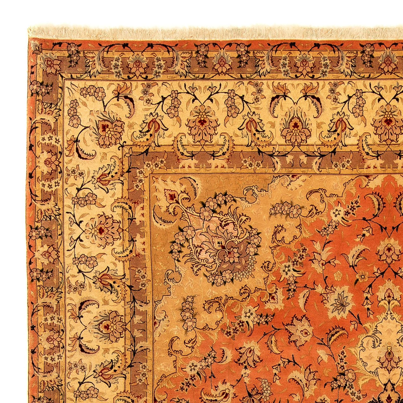Täbriz - 50 Raj Teppich 353x246cm - Perserteppich