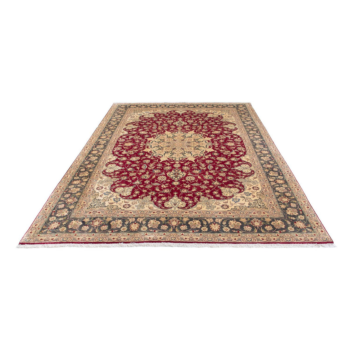Perser Rug - Tabriz - Royal - 300 x 202 cm - dark red
