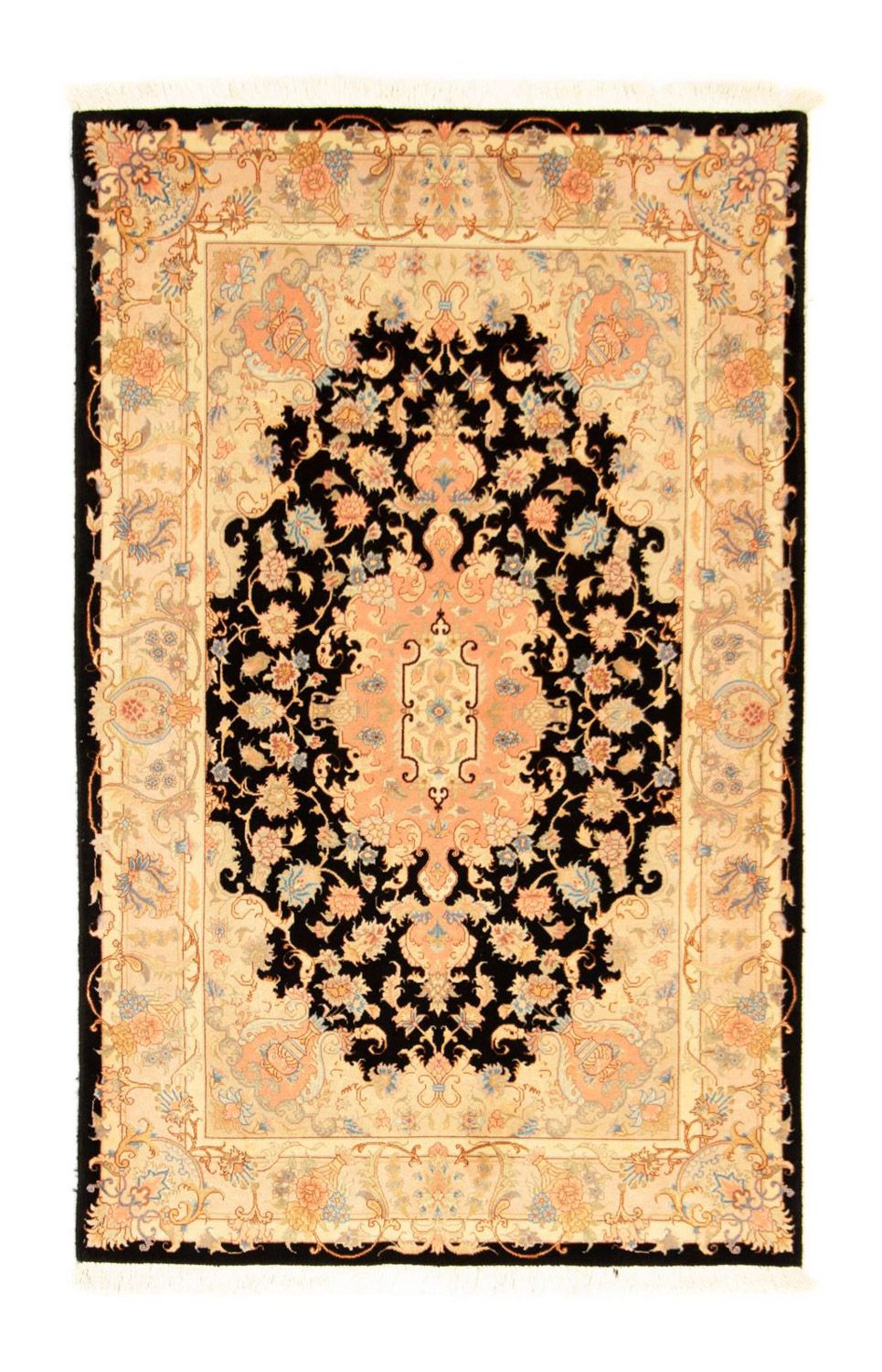 Perser Rug - Tabriz - Royal - 158 x 100 cm - black