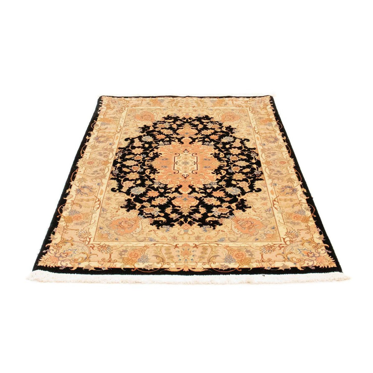 Perser Rug - Tabriz - Royal - 158 x 100 cm - black