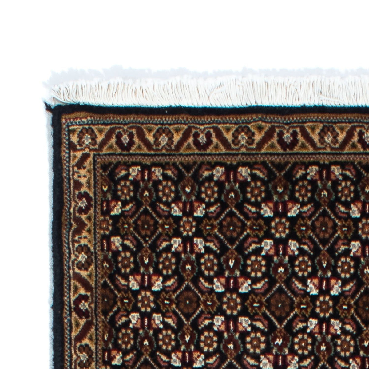 Runner Perser Rug - Tabriz - 206 x 70 cm - dark blue