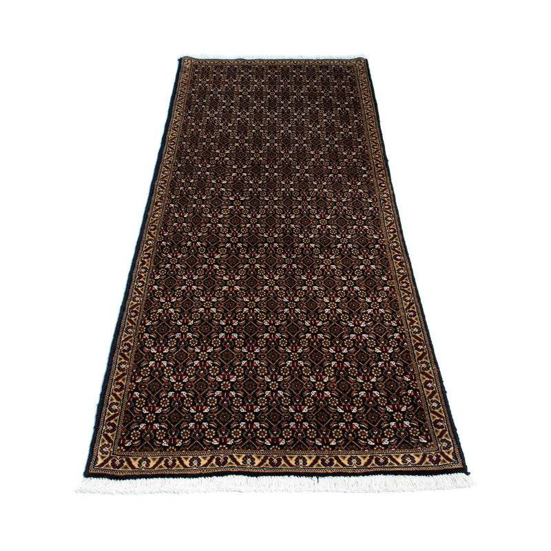 Runner Perser Rug - Tabriz - 206 x 70 cm - dark blue