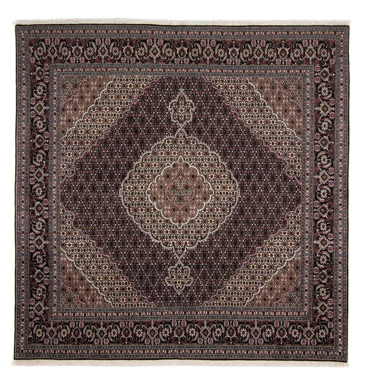 Perser Rug - Tabriz - Royal square  - 251 x 249 cm - dark blue