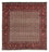 Perser Rug - Bidjar square  - 204 x 201 cm - dark red