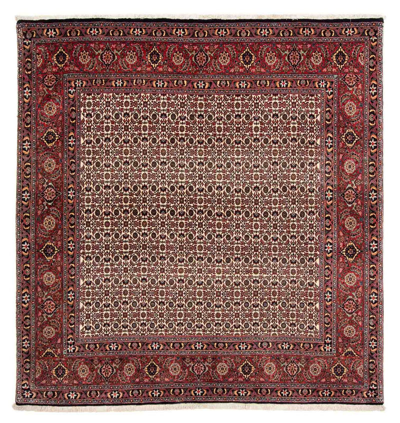 Perser Rug - Bidjar square  - 204 x 201 cm - dark red