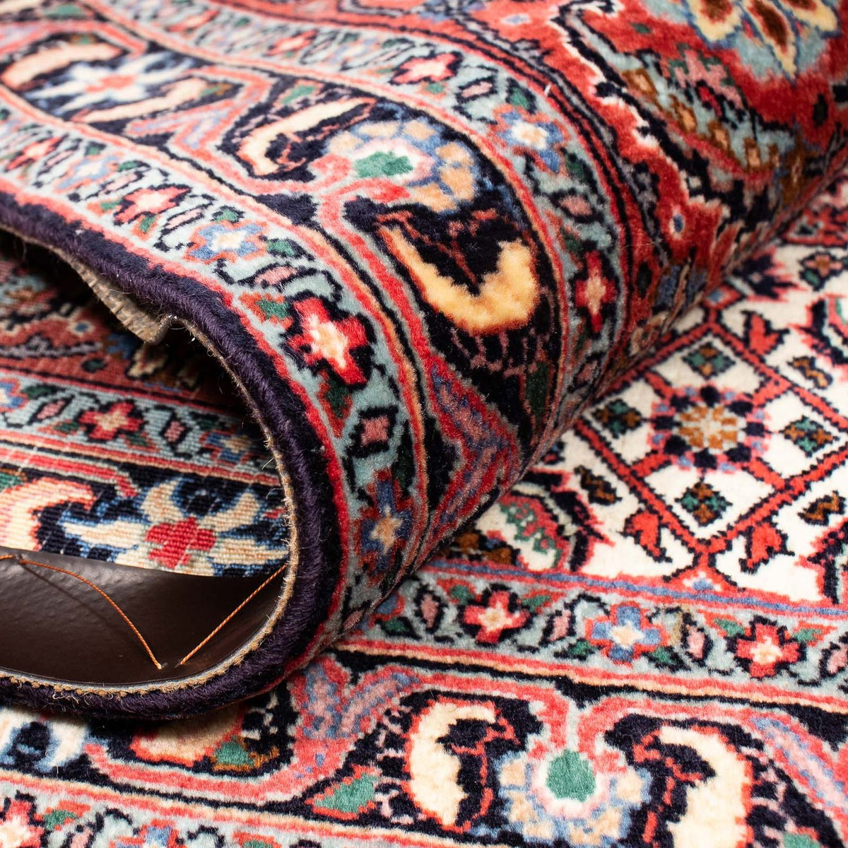 Perser Rug - Bidjar square  - 204 x 201 cm - dark red