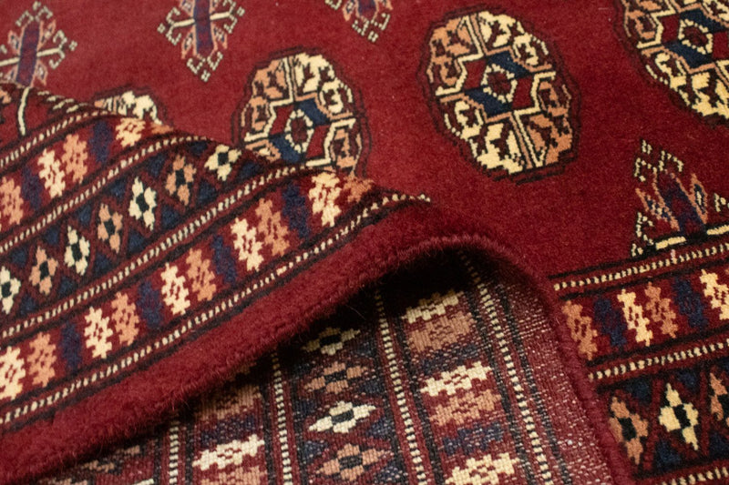 Afghan Rug - Bukhara square  - 205 x 193 cm - red