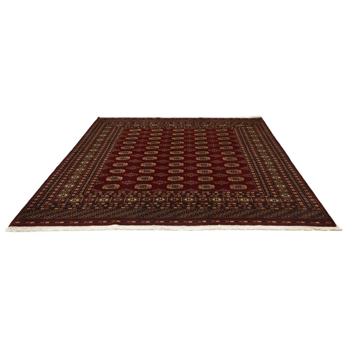 Afghan Rug - Bukhara square  - 205 x 205 cm - red
