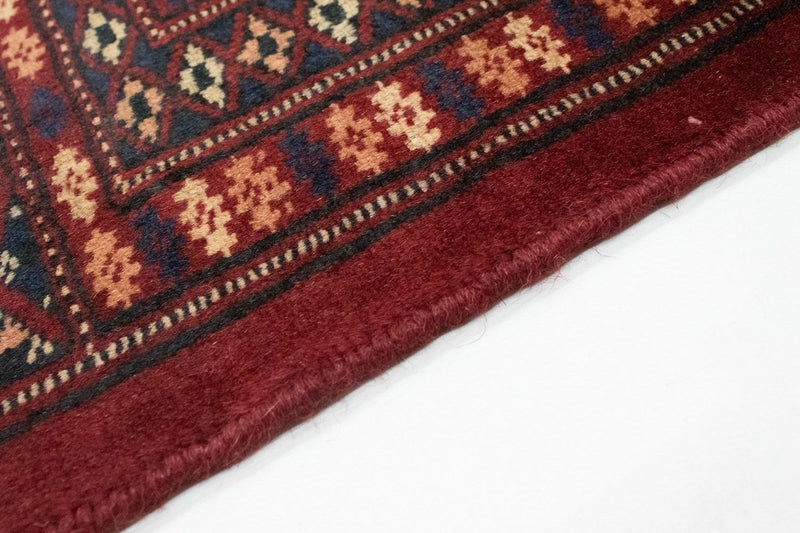 Afghan Rug - Bukhara square  - 205 x 195 cm - red